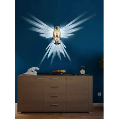 Bird Shape 3D Wall Lamp