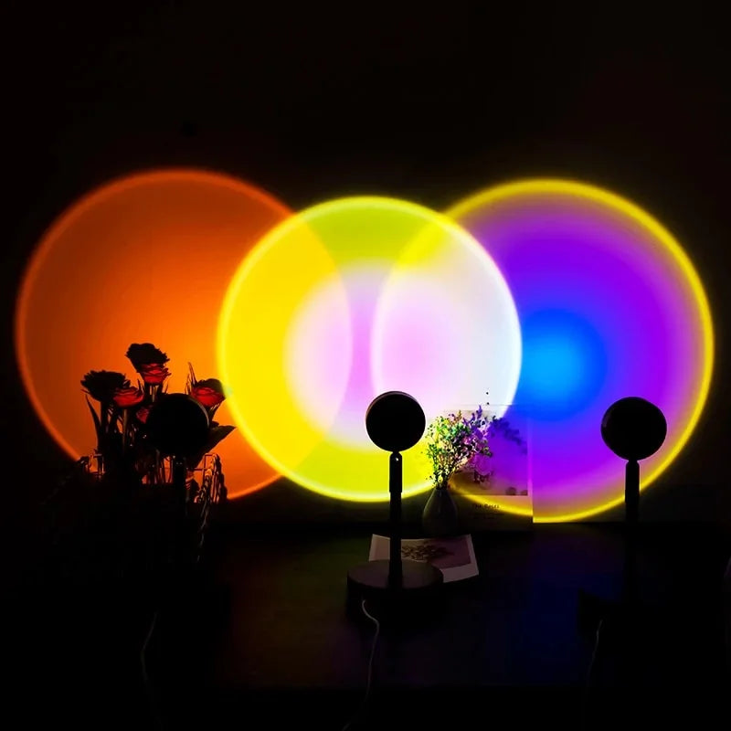 Rainbow Sunset LED Projector