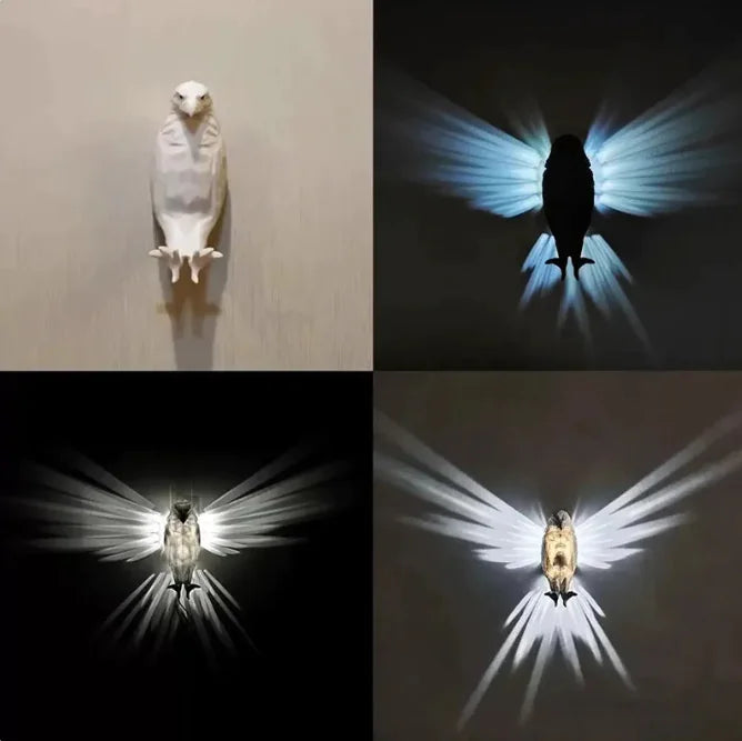 Bird Shape 3D Wall Lamp